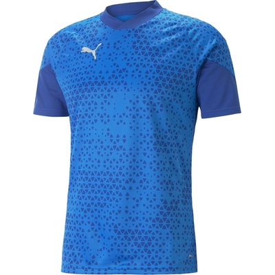 Puma pánsky dres TEAMCUP TRAINING JERSEY svetlomodrá modrá biela