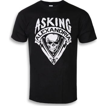 ROCK OFF тениска метална мъжки Asking Alexandria - Череп щит - ROCK OFF - ASKTSP10MB