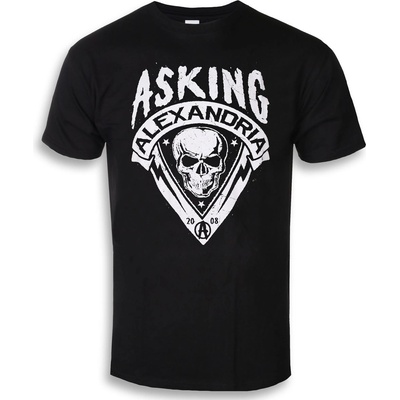 ROCK OFF тениска метална мъжки Asking Alexandria - Череп щит - ROCK OFF - ASKTSP10MB