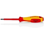 KNIPEX Отвертка PZ 1, VDE 1000V жълто-червена ръкохватка 187мм, Knipex (K982501) - yavor-m
