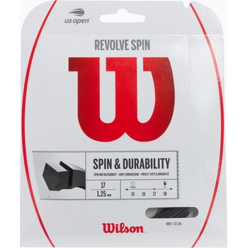 Wilson Комплект за тенис Wilson Revolve Spin 17 12, 2 м черен WRZ958900+