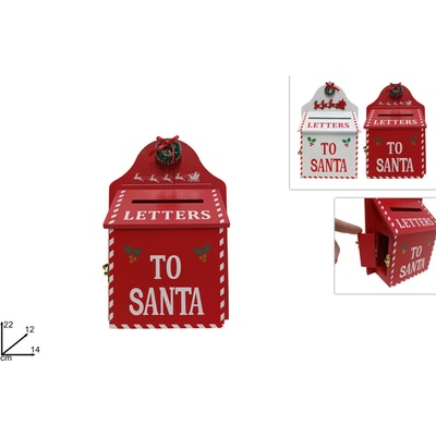 MAKRO Schránka poštová drevená 14x22 cm 2 farby