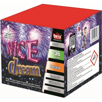 Ohňostroj Baterie výmetlic NICE DREAM 36 ran 12 1 Čína BAT3620