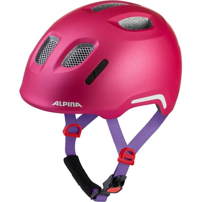 Детска каска за велосипед Alpina Kid's Ximo 2 Flash Bike helmet - Deep Rose Violet Matt - размер 47-51 cm (851-1912-0312)