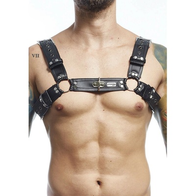 Mob dngeon black harness belt one size