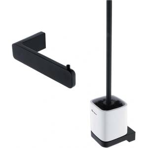 Nimco Maya - Комплект аксесоари за тоалетна, матово черно MAC set-94KN-90 (MAC set-94KN-90)