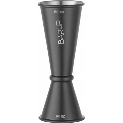 Barová odměrka 25/50 ml, Bar up, Černá, ø45x(H)110mm