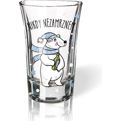 Nekupto Vánoční vtipný panák Nikdy nezamrznem medvěd 40 ml