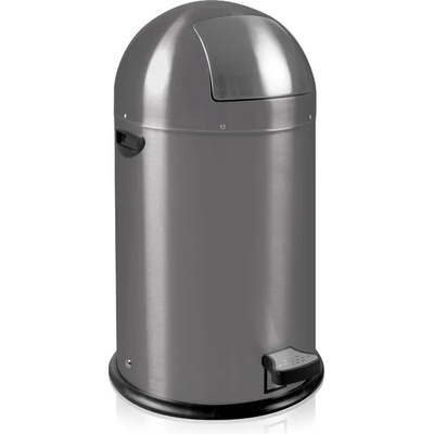 EKO-Europe Кош за отпадъци EKO KICK CAN с педал (33 л) - сив (EKO 964800 - Grey)