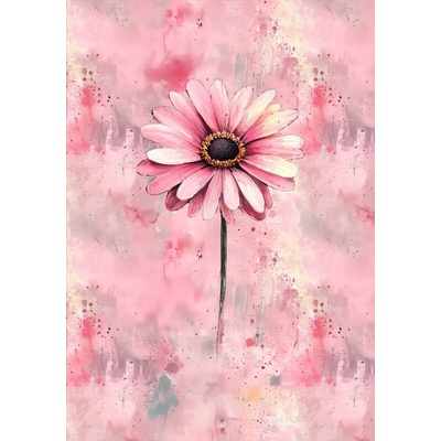 Takoy Panel na ušití deky Wellsoft fleece 140x200 gerbera