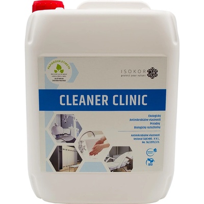 ISOKOR CLEANER CLINIC Čistiaci prípravok s antimikrobiálnymi vlastnosťami 5 L