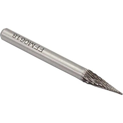 Technická fréza kužeľová 10 x 20 mm, dĺžka 60 mm, TYP M, stopka 6 mm, XL-TOOLS
