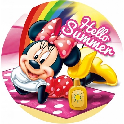 EUROSWAN Tvarovaná Micro osuška Minnie Summer 120 cm