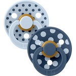 BIBS Залъгалки Bibs - Colour Studio Polka Baby, 0-6 м, 2 броя, Blue/Steel Blue (11034104) - ozone