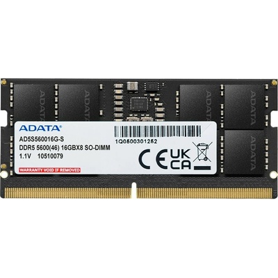 Adata DDR5 16GB 5600MHz CL46 (1x16GB) AD5S560016G-S