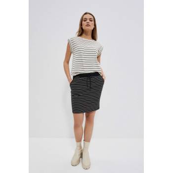 Moodo Бяло-черна раирана пола за жени Moodo Moodo | Cheren | ЖЕНИ | XS