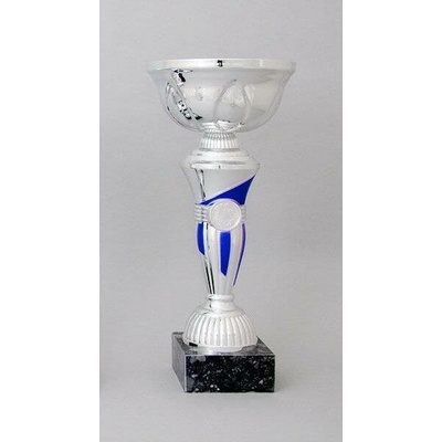 Stříbrnomodrý sportovní pohár 24 33 cm 24 cm