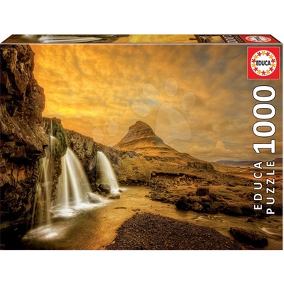 Educa Kirkjufellsfoss Watterfall Iceland 1000 dielov + Fix lepidlo