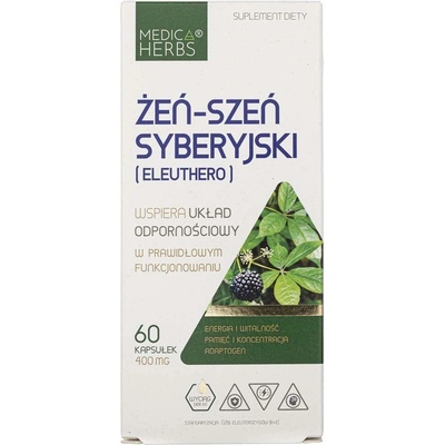 Medica Herbs Eleuthero 400 mg 60 kapsúl