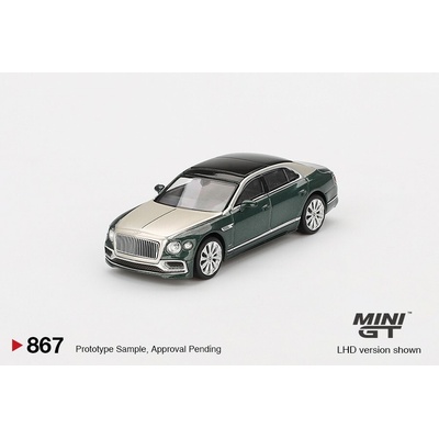 Mini GT BENTLEY FLYING SPUR WHITE SAND VERDANT 2024 1:64