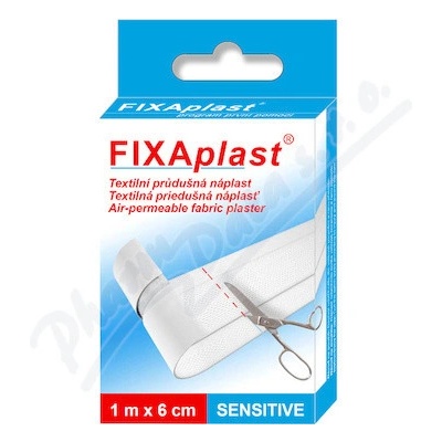FIXAplast průdušná náplast SENSITIVE 1 m x 6 cm