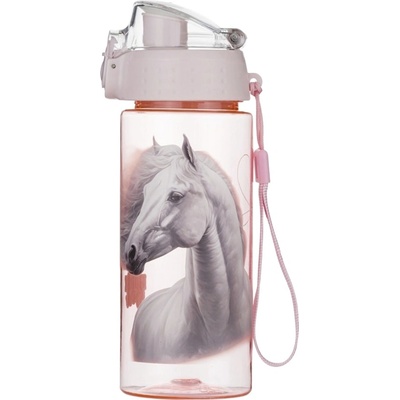 Oxy Пластмасова лъжица OXY CLICK без съдържание на BPA 500 ml Horse Romantic (9-06426)
