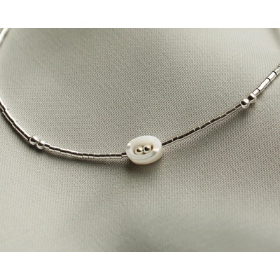 Minimal náramek v perleti stříbro 0150926