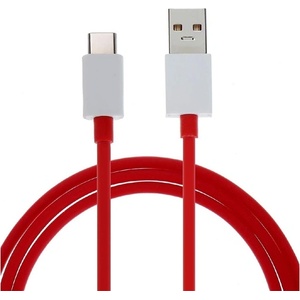 OnePlus WARP USB кабел за данни - Type-C, 150 см, ЧЕРВЕН D401 / 5461100012 (D401 / 5461100012)
