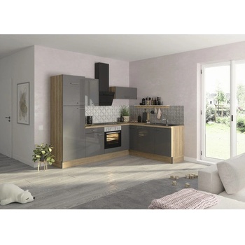Optifit Jonte984 270 cm farba čela antracitová lesk farba korpusu dub divý matný