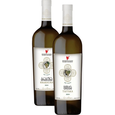 Khareba Tsitska bílé suché 2017 12,5% 0,75 l (holá láhev)
