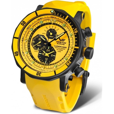 Vostok Europe YM86/620C504 Žlutý silikonový řemínek