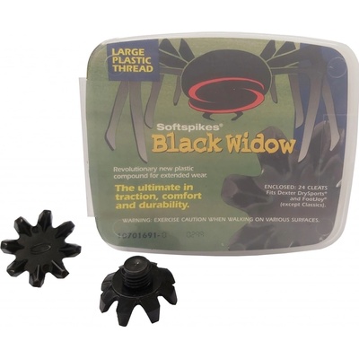 SOFTSPIKES Black Widow golfové spiky - 24 ks