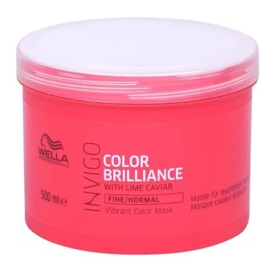 Wella Invigo Color Brilliance маска за боядисана фина и нормална коса 500 ml за жени