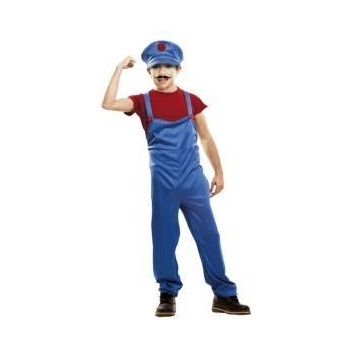 My Other Me Маскировъчен костюм за деца My Other Me Super Водопроводчик Червен (3 Части) Размер 3-4 години