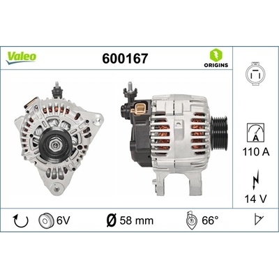 generátor VALEO 600167