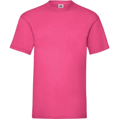 Fruit of the Loom Мъжка тениска с къс ръкав fruit of the loom valueweight - фуксия xxl (16103631005)