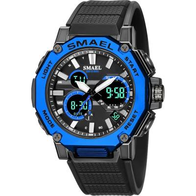 SMAEL Часовник smael tr-14132 - Черен / Син kp14132 (tr-14132)