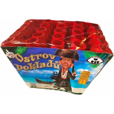 Ohňostroj OSTROV POKLADOV 25 rán 25 mm