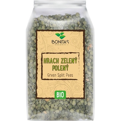 Bonitas Bio hrach zelený polený 500g