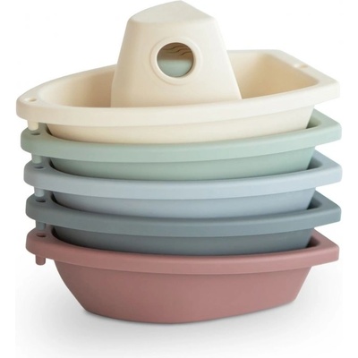 Mushie Bath Boats lodičky do vody 5 ks