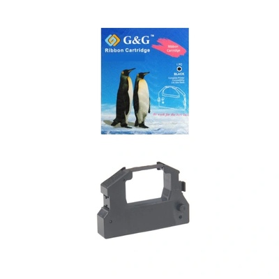 G&g - ninestar ЛЕНТА ЗА МАТРИЧЕН ПРИНТЕР EPSON M2000/FUJITSU 29745/AT3000/NORAND 815/4000/4815/4820/DP815/NP815 - ERC28 (ERC-28) - Black - 4, 5 m x 12, 7 mm - PN RR-EP-ERC28-BK - G&G (C43S015435)