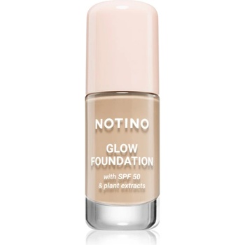 Notino Foundation Glow foundation with SPF 50 & plant extracts озаряващ фон дьо тен SPF 50 01 Light Warm 30ml