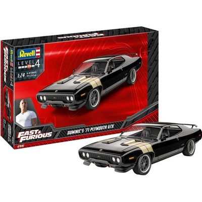 Revell Fast & Furious Dominics 1971 Plymouth GTX ModelSet 67692 1:24