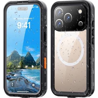 ShellBox Калъф за iPhone 17 Pro - ShellBox - Водоустойчив калъф IP68 - Черен