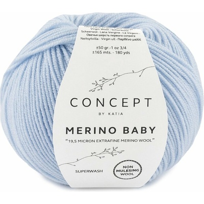 Katia Merino Baby Farba: 93 - Sky blue