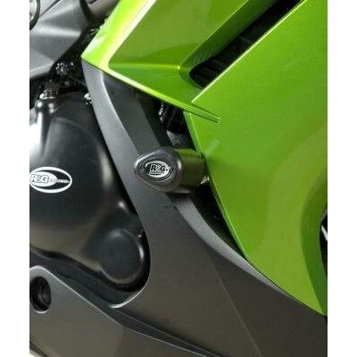 Aero padací chrániče R&G Racing pro motocykly KAWASAKI ER6-F (´12), černé