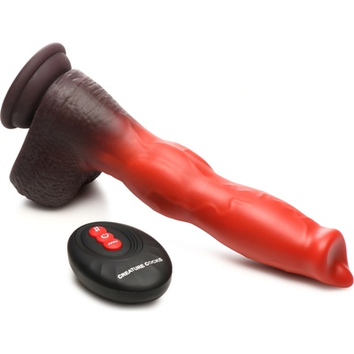 Creature Cocks Ramming Hound Thrusting & Vibrating Silicone Dildo