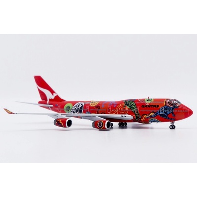 JC Wings B747-438 Qantas Airways Wunala Dreaming Colors. Named Mt Isa 1:400