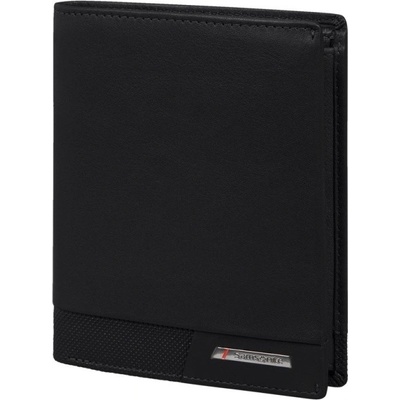 Samsonite pánska kožená peňaženka Pro-DLX 6 147 - 15CC+HFL+C+Z+2C - 09 Black SA