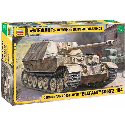 Zvezda Model Kit military 3659 Elefant Sd.Kfz.184 32-3659 1:35